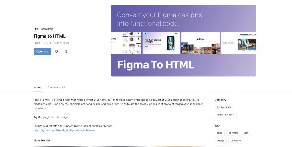 Figma to HTML - Figma to HTML CSS Plugin