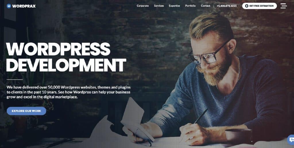PSD to WordPress Conversion Company - Wordprax